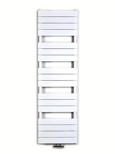 Biały kombinowany grzejnik łazienkowy Anima Viktor 45x151 cm, odpowiedni pro ogrzewania i suszenia ręczników.