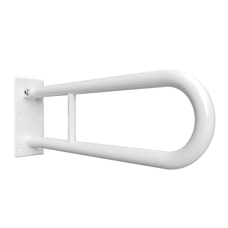 Białe składane ścienne uchwyt Bemeta Help program do bezprogowe łazienki