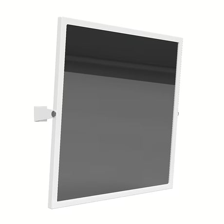 Białe uchylne ścienne lustro Bemeta Help program 60x60 cm z metalową konstrukcją