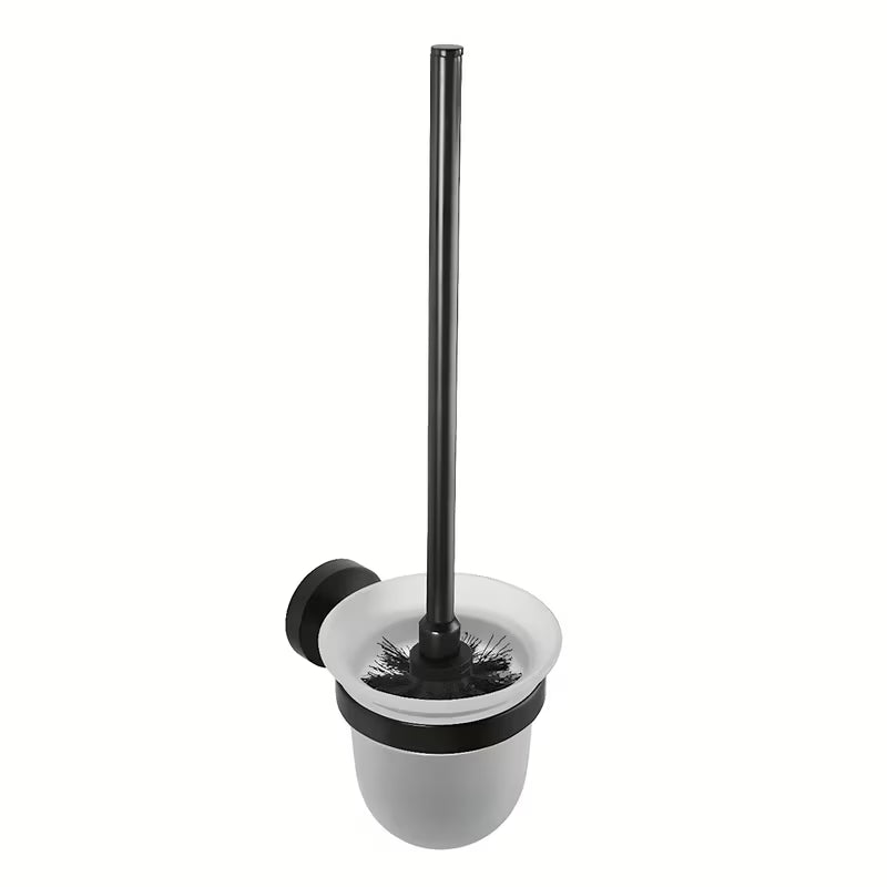 Czarna SZCZOTKA do Wc Bemeta Noir o nowoczesnym designie, wykonana z mosiądzu