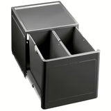 Szary sorter kosz na śmieci Blanco pro do szafki kuchennej, łatwy montaż