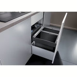 Kosz na Śmieci sorter Blanco Flexon II o nowoczesnym wzornictwie pro do szafki kuchennej od 45 cm.