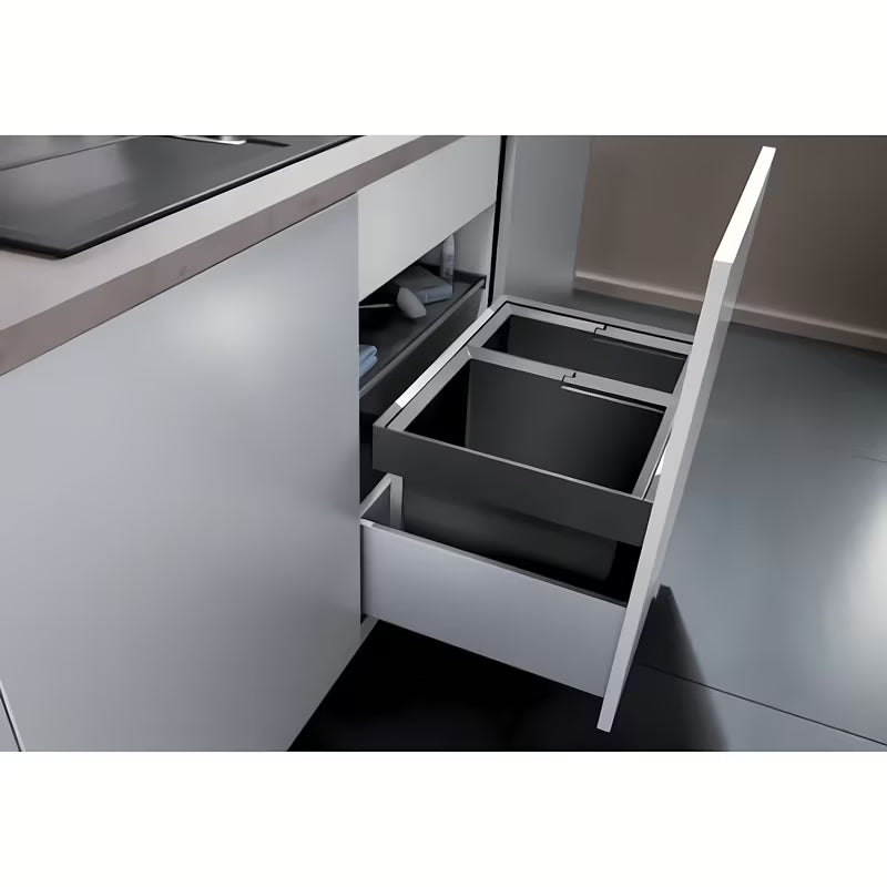 Kosz na Śmieci sorter Blanco Flexon II o nowoczesnym wzornictwie pro do szafki kuchennej od 45 cm.