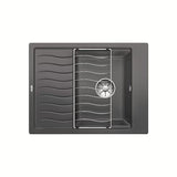 Blanco Elon45 S granitowy zlewozmywak kuchenny z ociekaczem w kolorze rock grey