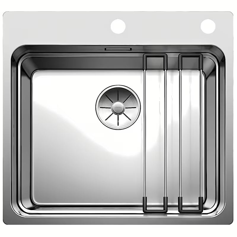 Stalowy nierdzewny zlewozmywak  Blanco Etagon 500-IF/A 540x500 mm w wykończeniu jedwabisty połysk