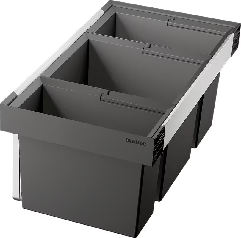 Kosz na Śmieci sorter do szuflady Blanco Flexon II 80/3 z ramą i podwieszanymi pojemnikami