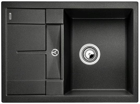 Blanco Metra 45 S Compact granitowy zlewozmywak  z ociekaczem, antracit, montaż od góry