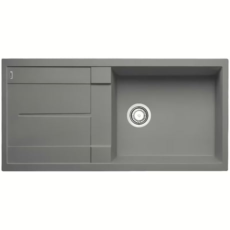 Granitowy zlewozmywak  Blanco Metra XL 6 S z ociekaczem w kolorze szara skała