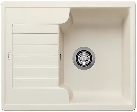Granitowy zlewozmywak  Blanco Zia 40 S soft z ociekaczem w kolorze białym soft