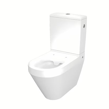 Cersanit Crea miska WC stojąca kompakt bez układu spłukującego z deską soft Close w kolorze białym