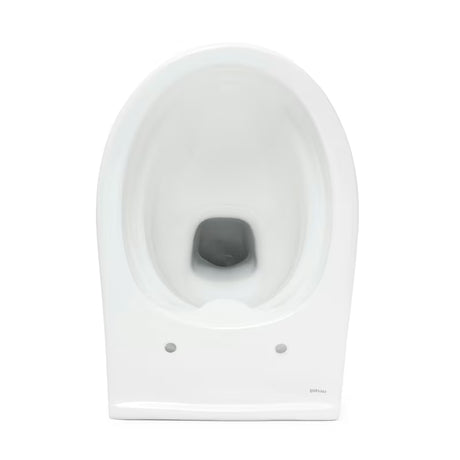 Biała miska WC wisząca Cersanit Dormo z bezkołnierzową konstrukcją i deską soft Close