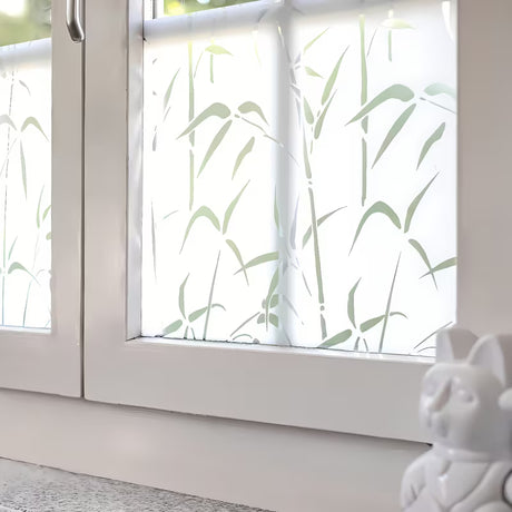 Przezroczysta folia statyczna d-c-fix Bamboo na kabina prysznicowa