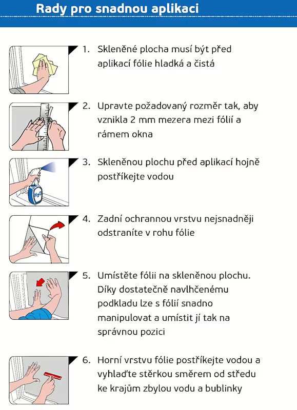 Transparentna folia dekoracyjna d-c-fix Static na powierzchnie szklane pro kabiny prysznicowe