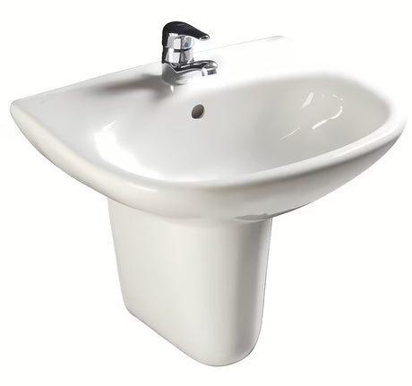 Osłona syfonu Fayans Neo z ceramiki sanitarnej o prostym wzornictwie