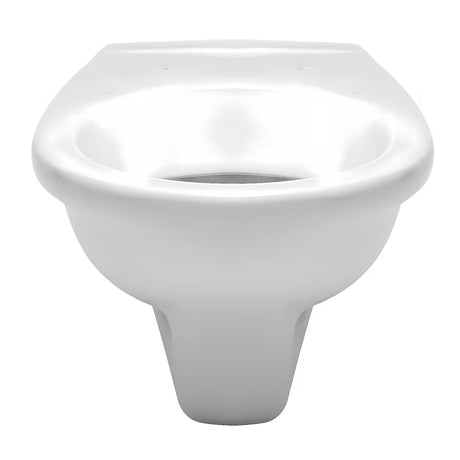 Białe miska WC wisząca Fayans Neo z trwałej ceramiki sanitarnej z odpływem poziomym i oszczędnym spłukiwaniem DualFlush.