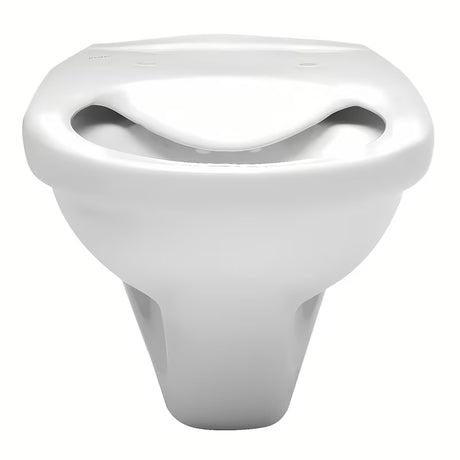 Biały miska WC wisząca Fayans Neo bez układu spłukującego z odpływem poziomym