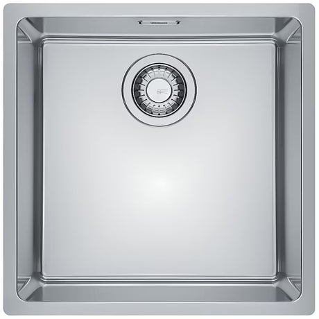 Stalowy zlewozmywak kuchenny zlewozmywak jednokomorowy Franke Maris 440 × 440 mm pro montaż w blacie