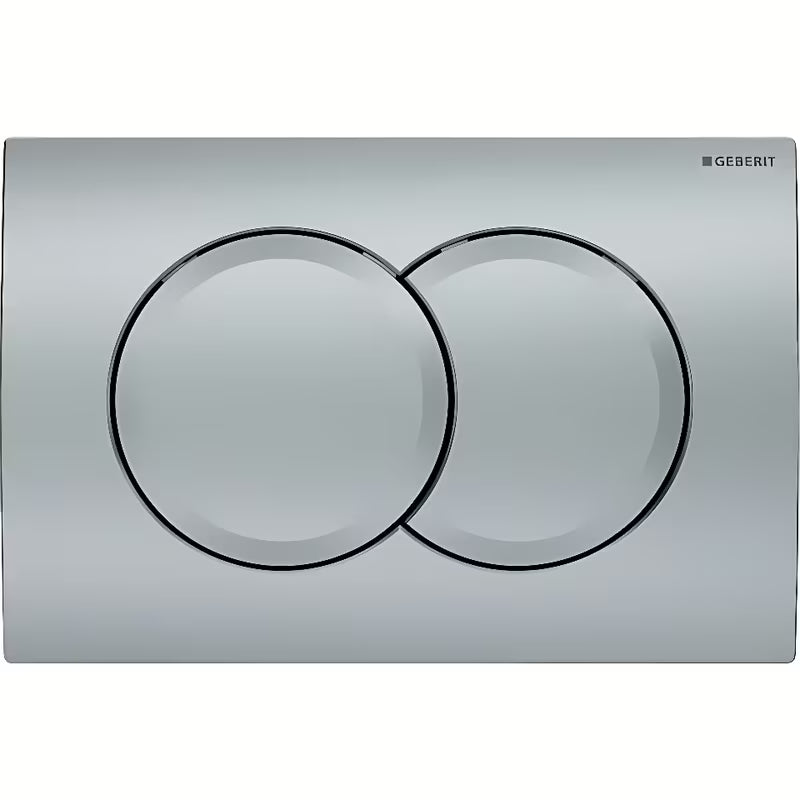 Geberit Delta01 przycisk spłukujący w wykończeniu matowy chrom pro do stelaża podtynkowego Geberit Delta