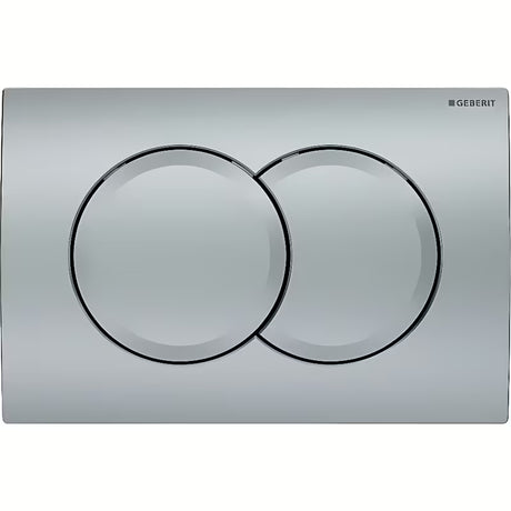 Geberit Delta01 przycisk spłukujący w wykończeniu matowy chrom pro do stelaża podtynkowego Geberit Delta