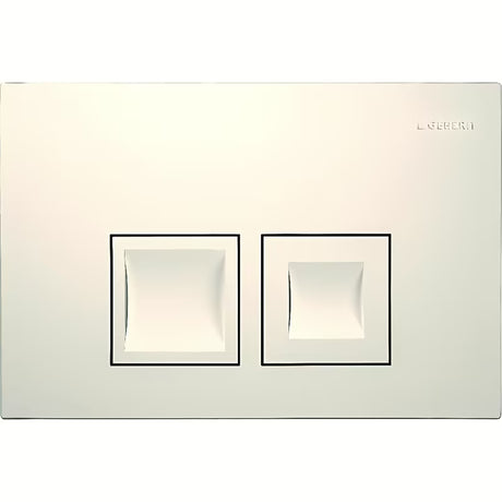 Geberit Delta35 przycisk spłukujący w kolorze alpejskiej bieli pro do spłukiwania dwudzielnego