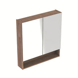 Szafka lustrzana Geberit Selnova 58,8x85 cm w dekorze orzech hickory z wewnętrzną półką