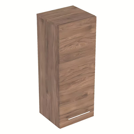 Wisząca szafka łazienkowa Geberit Selnova w dekorze orzech hickory, 33x29,7x85 cm.