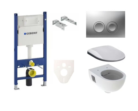 Zestaw WC podtynkowy Geberit Selnova ze zbiornikiem Geberit Delta pro do nowoczesnej łazienki
