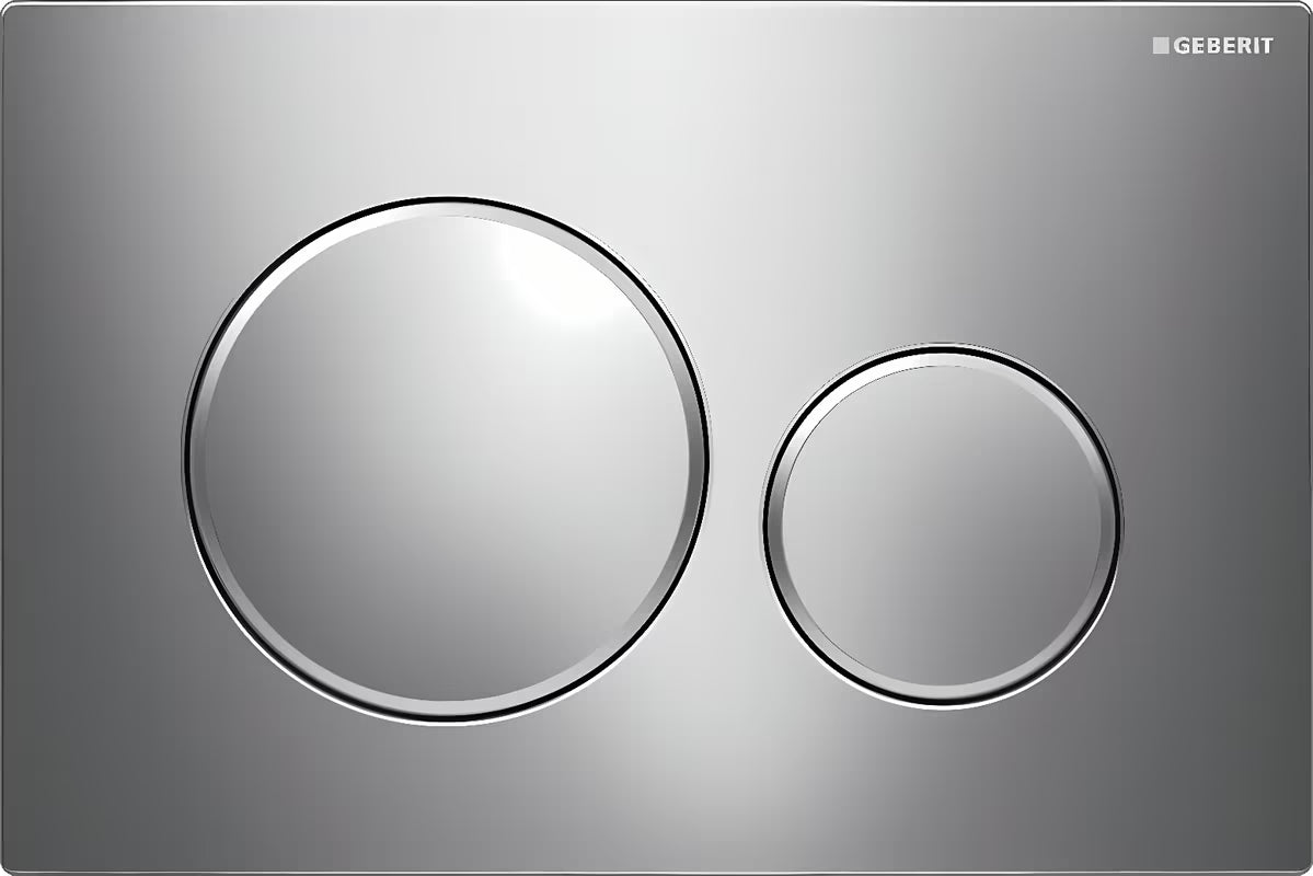 Przycisk spłukujący Geberit Sigma20 w wykończeniu chrome pro do stelaży podtynkowych Sigma