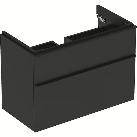 Wisząca szafka pod umywalkę Geberit Smyle Square 88,4x47x62 cm w kolorze antracytowym