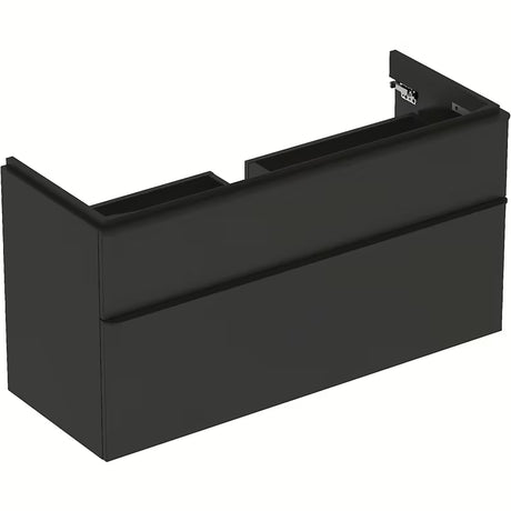 Wisząca szafka pod umywalkę Geberit Smyle Square 118,4x62x47 cm w kolorze antracytowym