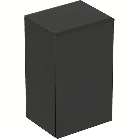 Wisząca niska szafka łazienkowa Geberit Smyle Square 36x60x32,6 cm w dekorze antracyt lawa.
