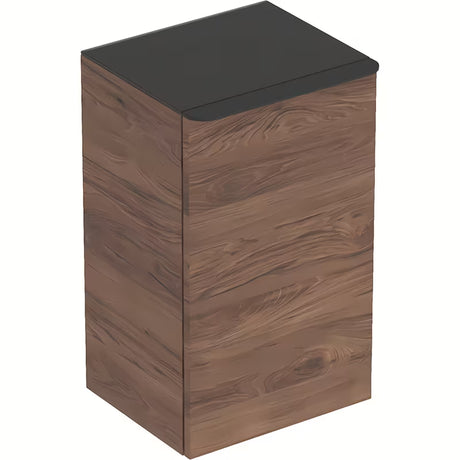 Wisząca niska szafka łazienkowa Geberit Smyle Square w dekorze orzech 36x60x32,6 cm