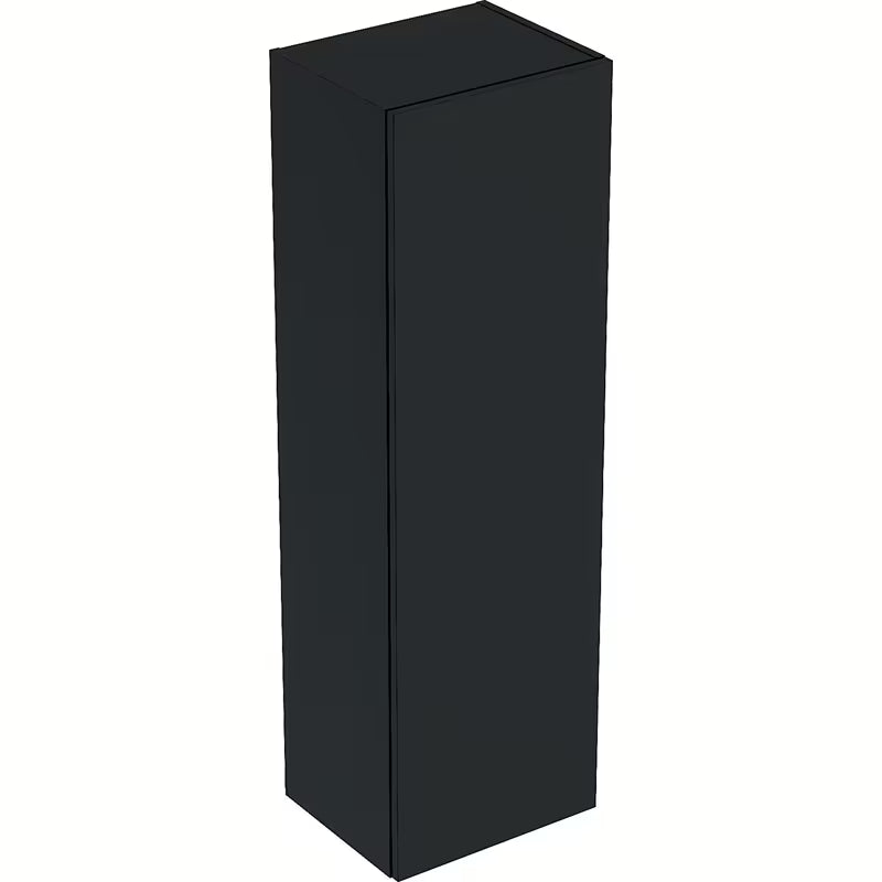 Geberit Smyle Square wisząca wysoka szafka łazienkowa 36x118x30 cm w dekorze antracyt lawa