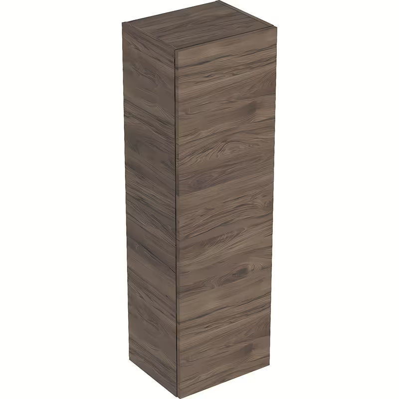 Geberit Smyle Square wisząca wysoka szafka łazienkowa 36x118x30 cm w dekorze orzech