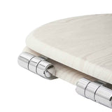DESKA sedesowa Glacera Ancona z MDF pokrytej folią PVC, z zawiasami soft Close i mocowaniem Easy