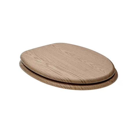 DESKA sedesowa Glacera z MDF z folią PVC w dekorze bardolino, z zawiasami soft Close i mocowaniem Easy.