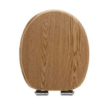 DESKA sedesowa Glacera z MDF z folią PVC w dekorze bardolino, z zawiasami soft Close i mocowaniem Easy.