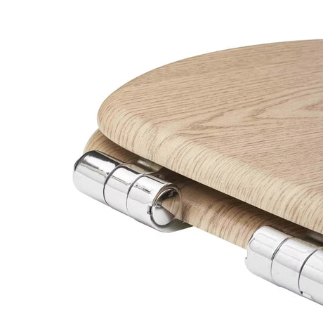 DESKA sedesowa Glacera z MDF z folią PVC w dekorze bardolino, z zawiasami soft Close i mocowaniem Easy.
