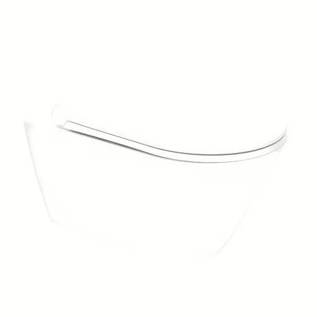 Miska WC Wisząca Glacera Ava w białej ceramice z połyskiem, w technologii Rimless i z ukrytym mocowaniem