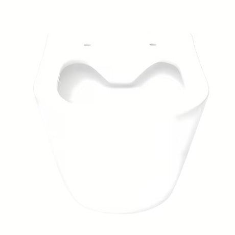 Miska WC Wisząca Glacera Ava w białej ceramice z połyskiem, w technologii Rimless i z ukrytym mocowaniem