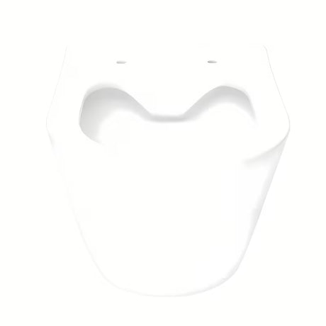 Glacera Ava compact miska WC wisząca bez układu spłukującego w kolorze białym z ukrytym mocowaniem.