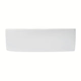 Biała prawa narożne mała umywalka Glacera Bigio 42x29,5 cm bez przelewu z otworem na baterię po prawej stronie.