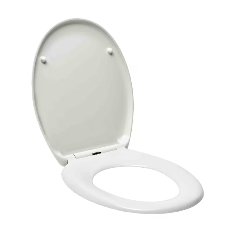 Biała uniwersalna DESKA sedesowa Glacera Easy z duroplastu z soft Close i mocowaniem EasyLock