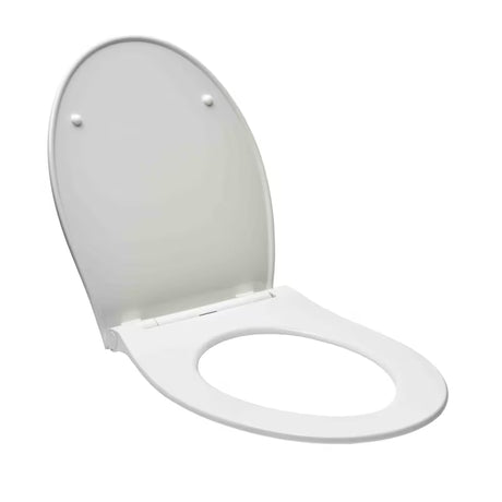 Biała supercienka DESKA sedesowa Glacera EasySlim33 z duroplastu z soft Close i mocowaniem EasyLock