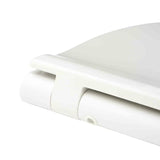 Biała supercienka DESKA sedesowa Glacera EasySlim33 z duroplastu z soft Close i mocowaniem EasyLock