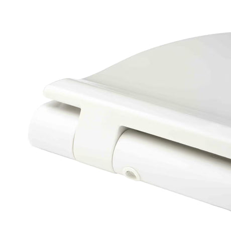 Biała supercienka DESKA sedesowa Glacera EasySlim33 z duroplastu z soft Close i mocowaniem EasyLock
