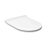 Biała supercienka DESKA sedesowa Glacera EasySlim44 z duroplastu z zawiasami soft Close i mocowaniem EasyLock.