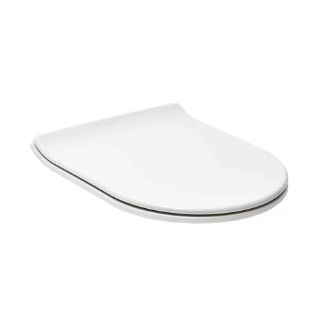 Biała supercienka DESKA sedesowa Glacera EasySlim44 z duroplastu z zawiasami soft Close i mocowaniem EasyLock.