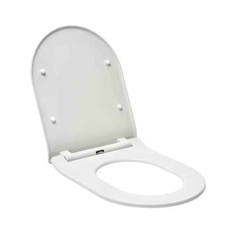 Biała supercienka DESKA sedesowa Glacera EasySlim44 z duroplastu z zawiasami soft Close i mocowaniem EasyLock.