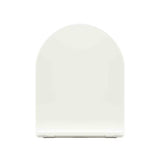 Biała supercienka DESKA sedesowa Glacera EasySlim44 z duroplastu z zawiasami soft Close i mocowaniem EasyLock.